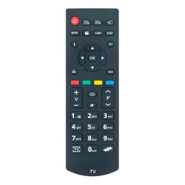 RCA39126 New Replacement Remote Control fit for PANASONIC LCD LED HD TV TX-32DW304 TX-32DW334 TX-32D300E TX-32FW334 TX-24E302B TX-39FW334 TX-32E200E TX-32D302B TX-32F300E TX-43D302B TX-39EW334