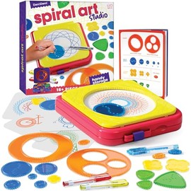 Kit de Arte en Espiral Dan&Darci para Niños - Set de Manualidades para Niñas y Niños de 6 a 12 Años - Regalos para Niña de 6, 7, 8, 9, 10 Años, Niño - Juguetes y Kits de Manualidades de Regalo - Ideas