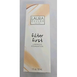 Laura Geller FILTER FIRST Luminous Foundation MAHOGANY  oil free NEW WITH BOX