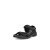 ECCO Men's Yucatan Sport Sandal, Black/Mole/Black Oil Nubuck, 10-10.5