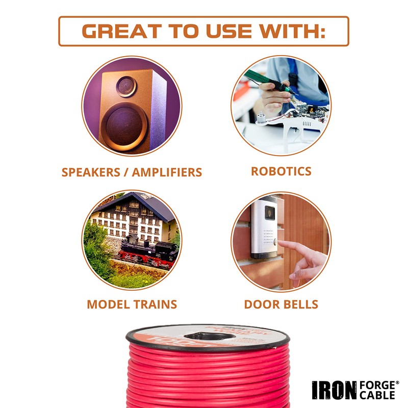 Iron Forge Cable 600 ft 16 Gauge Primary Automotive Wire