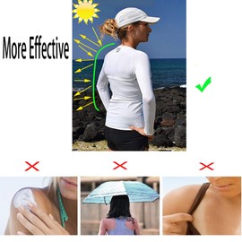Hairwilly Advanced Anti-UV Cooling Shawl Arm Sleeve Sun Protection for Women/Men Golf & Outdoor Sports
