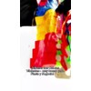 120 Silbatos Plástico con Collar Colores Surtidos para Fiesta y