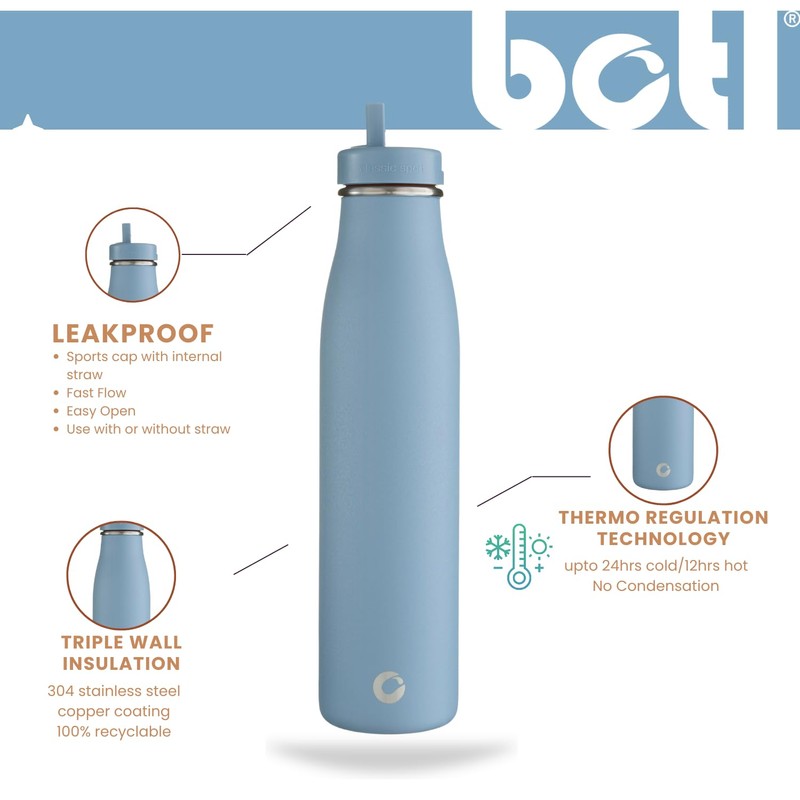 One Green Bottle New Evolution Collection Stainless Steel 3 Wave