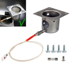 Unbranded Heavy Duty Steel Fire Burn Pot Parts for Traeger Pit Boss Wood Pellet Grills US