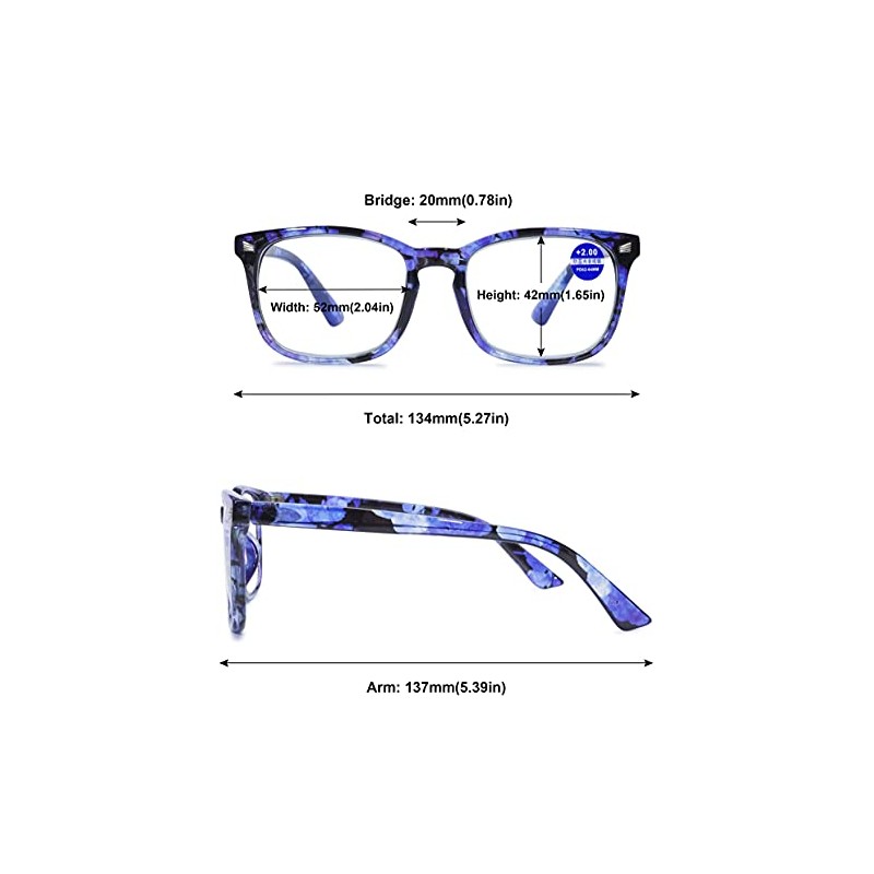 MAGIMODAC Blaulichtfilter Lesebrille gro√ü Damen Herren Computerbrille Lesebrillen Sehhilfe Brille