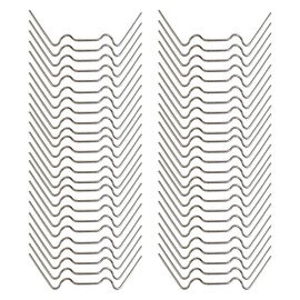Pack of 50 Greenhouse Clips, Greenhouse Clips, Hollow Panel Attachment Greenhouse Accessories, Stainless Steel Extra Strong, Greenhouse Accessories for Double Wall Sheets, Greenhouse Panels