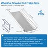 40 Pack Window Screen Pull Tabs, Window Screen Lift Tabs