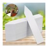 Plant Signs Set, 200 Pieces, White, 10 x 2 cm,