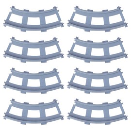 LITHON KTSS-001W Conveyor Sushi Train Conveyor Sushi Curve Rail Set of 8 Parts Only│ KTZY-003AZ│Toy Rails│Fun Sushi Restaurant Train Carrying Sushi by Train | Product KTSS-001W