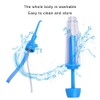 Portable Manual Water Dental Flosser – Non-Electric, Cordless Oral Irrigator