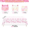 61 Pieces Cat Birthday Party Decorations - Including Pink White