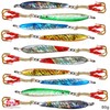 10pcs Fish WOW! 80g Vertical Knife Butterfly Speed Jig 2.75g