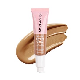 MCOBEAUTY MIRACLE HYDRA-GLOW OIL-FREE FOUNDATION - WARM HONEY, #MCH242 MCOBEAUTY