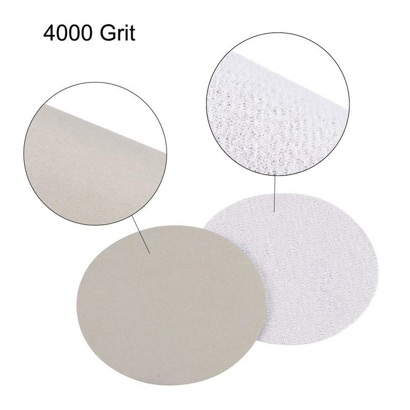 sourcing map 3 Inch Wet Dry Sanding Discs 4000 Grit