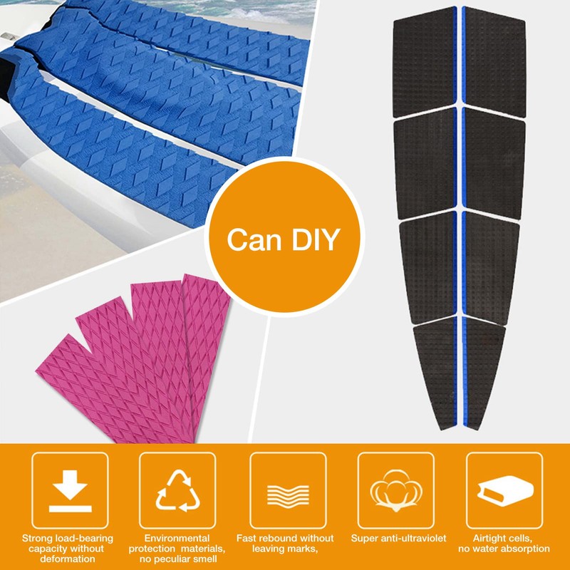 Surfboard Traction Pad | Anti-Slip Surfboard Deck Grip Traction Pad