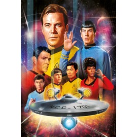 Clementoni - 35143 Star Trek Puzzle 500 Pieces for Adults and Children 14 Years, Skill Game for the Whole Family