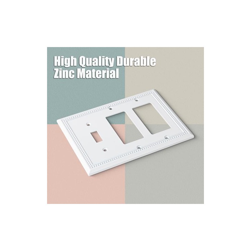 Henne Bery Sunken Pearls Decorative Wall Plate Switch Plate Outlet