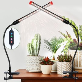 FECiDA Game Changer 2Pack 9W Power Home Plug, NOT 5W Adapter, Clip Grow Lights for Indoor Plants with Timer, Enough Bright Like Sun for Your Indoor Plants, LED Plant Growing Lamps for Bonsai