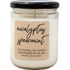 Scented Soy Candle (Eucalyptus Spearmint, 12 oz.)