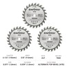 Enventor 3 Pack 4-1/2 Inch (115mm) Mini Circular Saw Blades