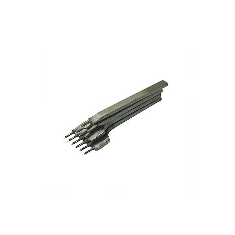 Pirhosigma 1/2/4/6 Prong Leather Graving Craft Hole Lacing Punch Punching