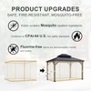 BPS 10' x 12' Gazebo Universal Mosquito Netting Screen Replacement,