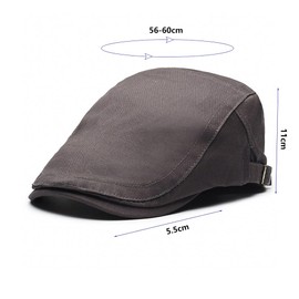 Oliaekd Men's Newsboy Cap Summer Beret Ivy Cap Driving Cabbie Flat Hat Unisex