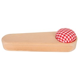 Quilter Clapper Pin Cushion Design Smoothing Tailor Striker Hardwood For Pressing, Sewing, Quilting