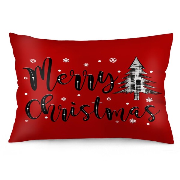 Easternproject Merry Christmas Tree Standard Pillowcases 20x26 Inch Double Sided