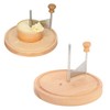 Cheese Curler Professional Ergonomic Handle Rotating Cheese Flower Cutter for