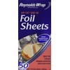 Reynolds Wrappers Aluminum Foil Sheets, 50-Count (Pack of 9)