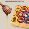 Fun Bee Picking Toy Kids Hand Grasping Training Wooden Games