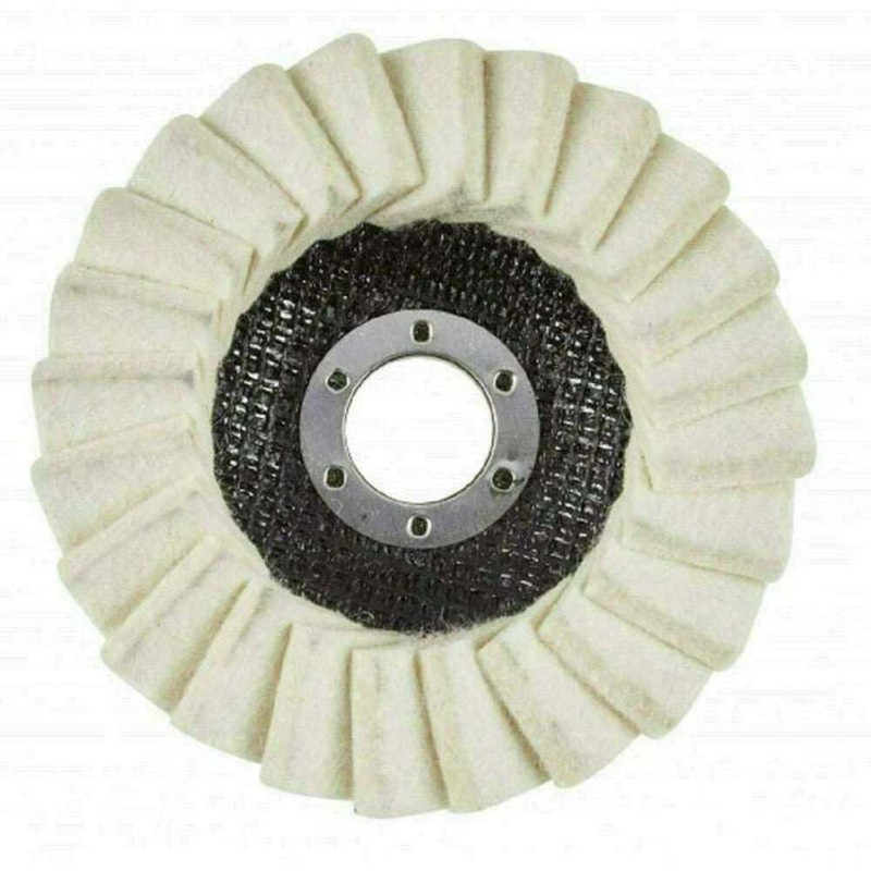 Angle Grinder Metal Polishing Kit for Aluminium Alloy Brass 5pc