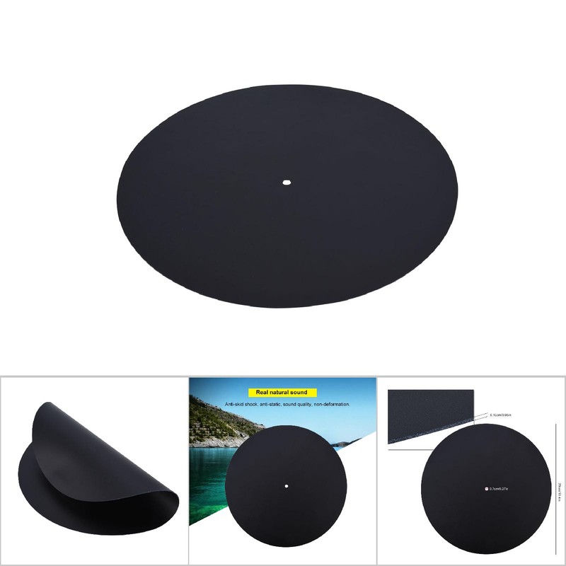 Anti static Vinyl Turntable Record Pad Antistatic Flat Soft Genuine