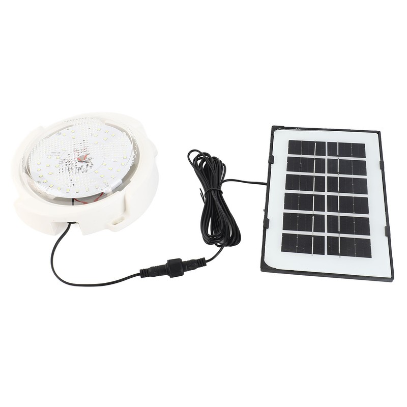 Solar Ceiling Light High Brightness 50LED Timing Solar Shed Lamp