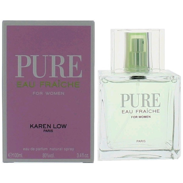 Karen Low Pure Eau Fraiche, 3.4 oz EDP Spray for Women