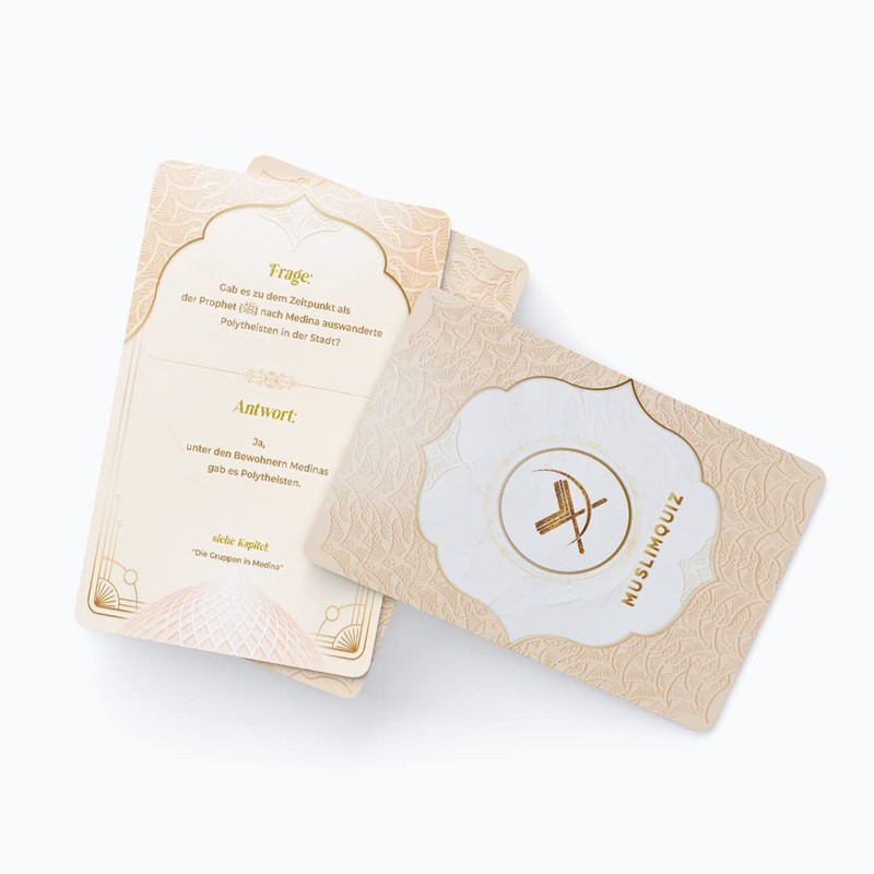 NIYYAH Islamic Game Quiz Cards Prophet Muhammed and Islam Gift