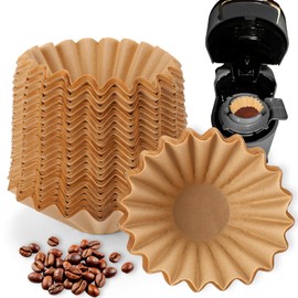 Palksky Disposable Coffee Filters for Ninja PB051/PB041 Makers, 150PCS Premium Replacement Paper Filter for Ninja Pod & Grounds Specialty Single-Serve, Enhance Flavor & Reduce Bitterness