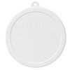 Corelle 418-PC White Round Plastic Replacement Lid Cover for 18oz