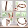 Sumnacon Hanger Hooks 30 Pcs Clothes Hanger Hooks Gold Metal