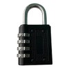 Padlock 4 Digit Combination Lock Security Home - Black
