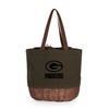 PICNIC TIME Green Bay Packers Coronado Canvas and Willow Basket
