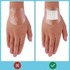 100Pcs Waterproof Bandaids, Adhesive Transparent Film Dressing Bandages