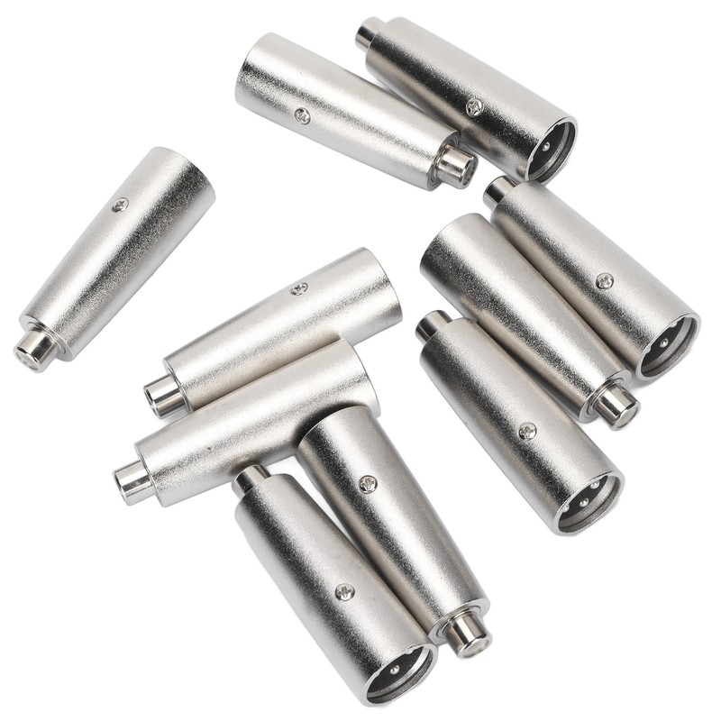 RCA to XLR Adapter Female to Male Noise Reduction Metal