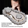Stainless Steel Fidget Sprocket Toy Children Gears Linkage Bike Chain