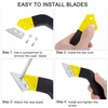 2 Pieces Joint Remover Tool with 5 Replacement Blades, Angled