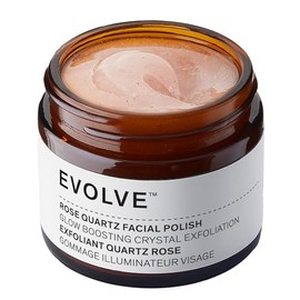 Evolve Organic Beauty - Esmalte facial de cuarzo rosa natural | Lote pequeño, belleza vegana limpia (2 onzas | 2.0 fl oz) el embalaje puede variar