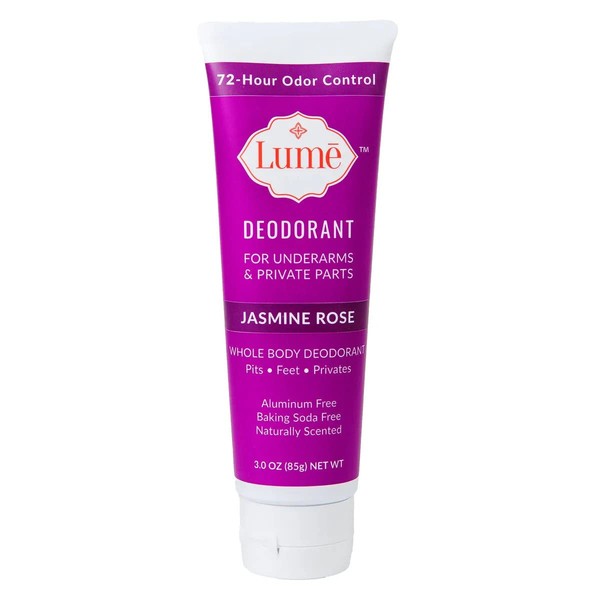 Lume Deodorant For Underarms & Private Parts 3oz Tube (Jasmine Rose)