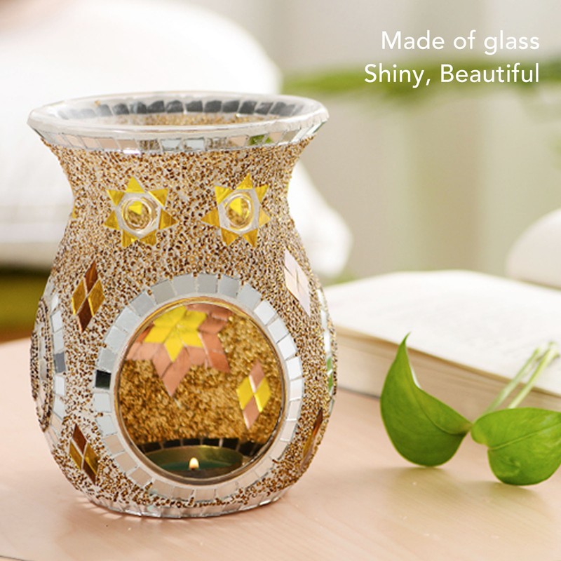 Fragrance Candle Holder Essential Oil Tealight Candle Burning Holder Home
